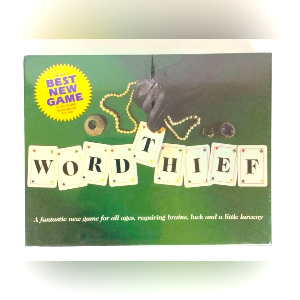NEW NIB WORDTHIEF Strategic Card Board Game Word Thief Challenge FABY Games 1999